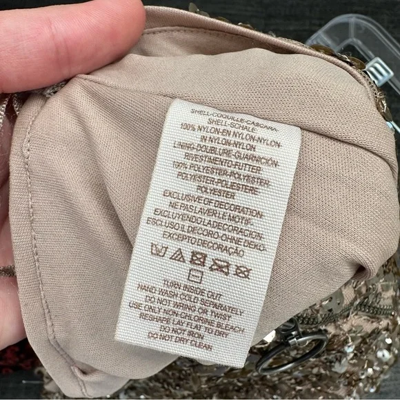 Free People nwt sequin skirt with zipper pull - Picture 12 of 12